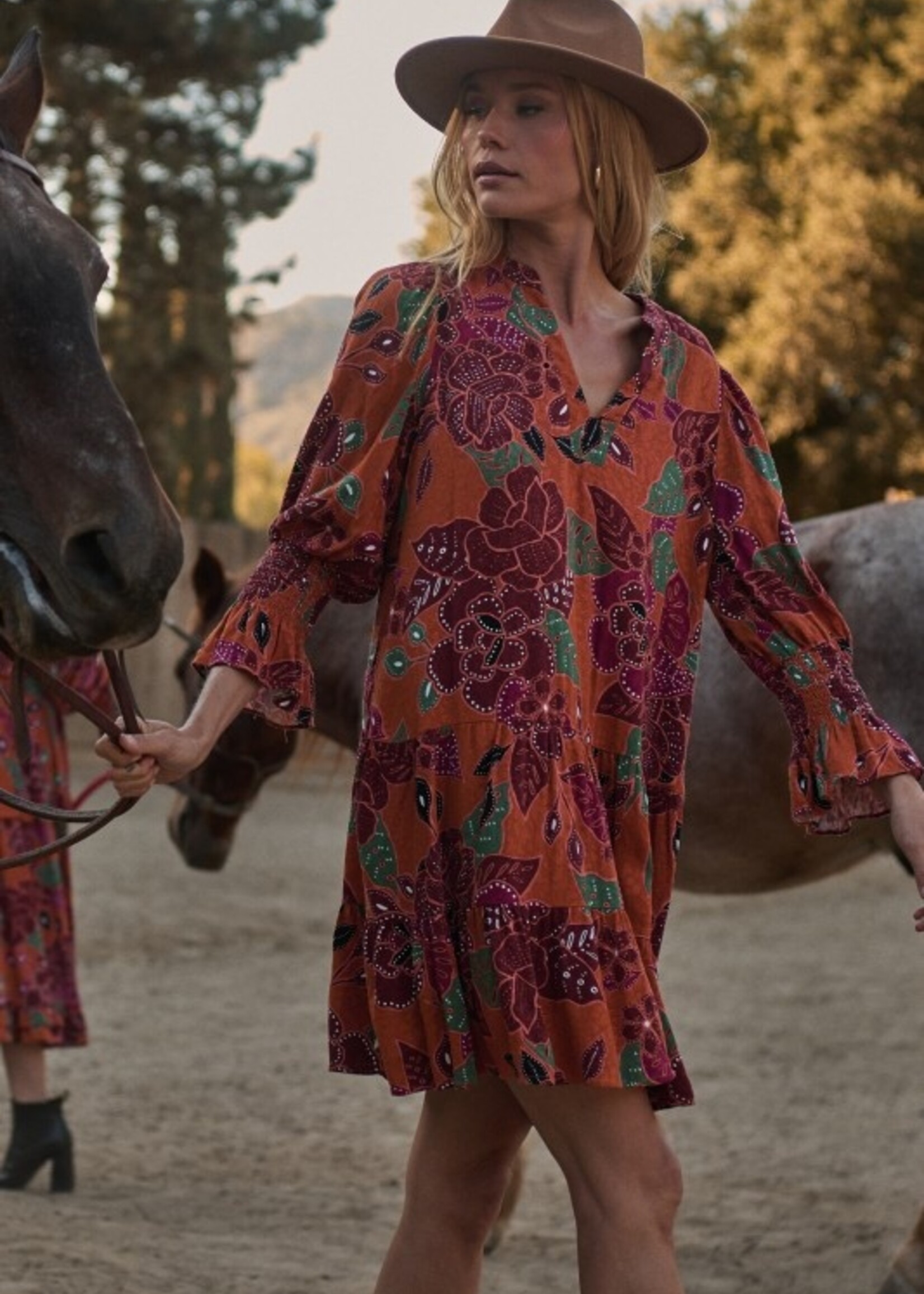 SL SL Maven Floral Shift Mini Dress