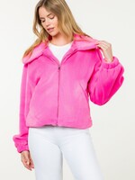 THML THML Zip Up Fur Jacket