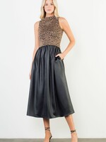 THML THML Mixed Media Midi