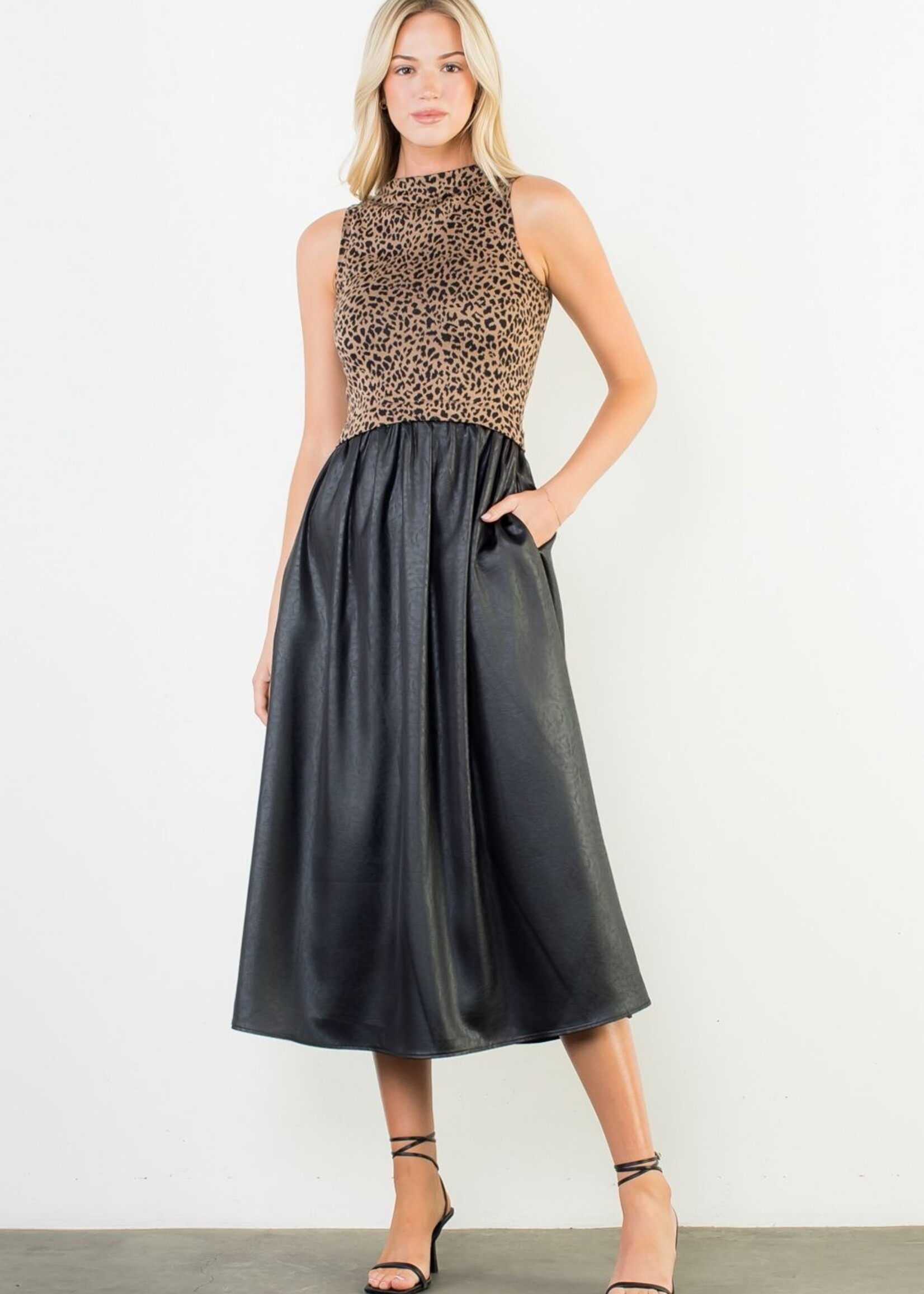 THML THML Mixed Media Midi