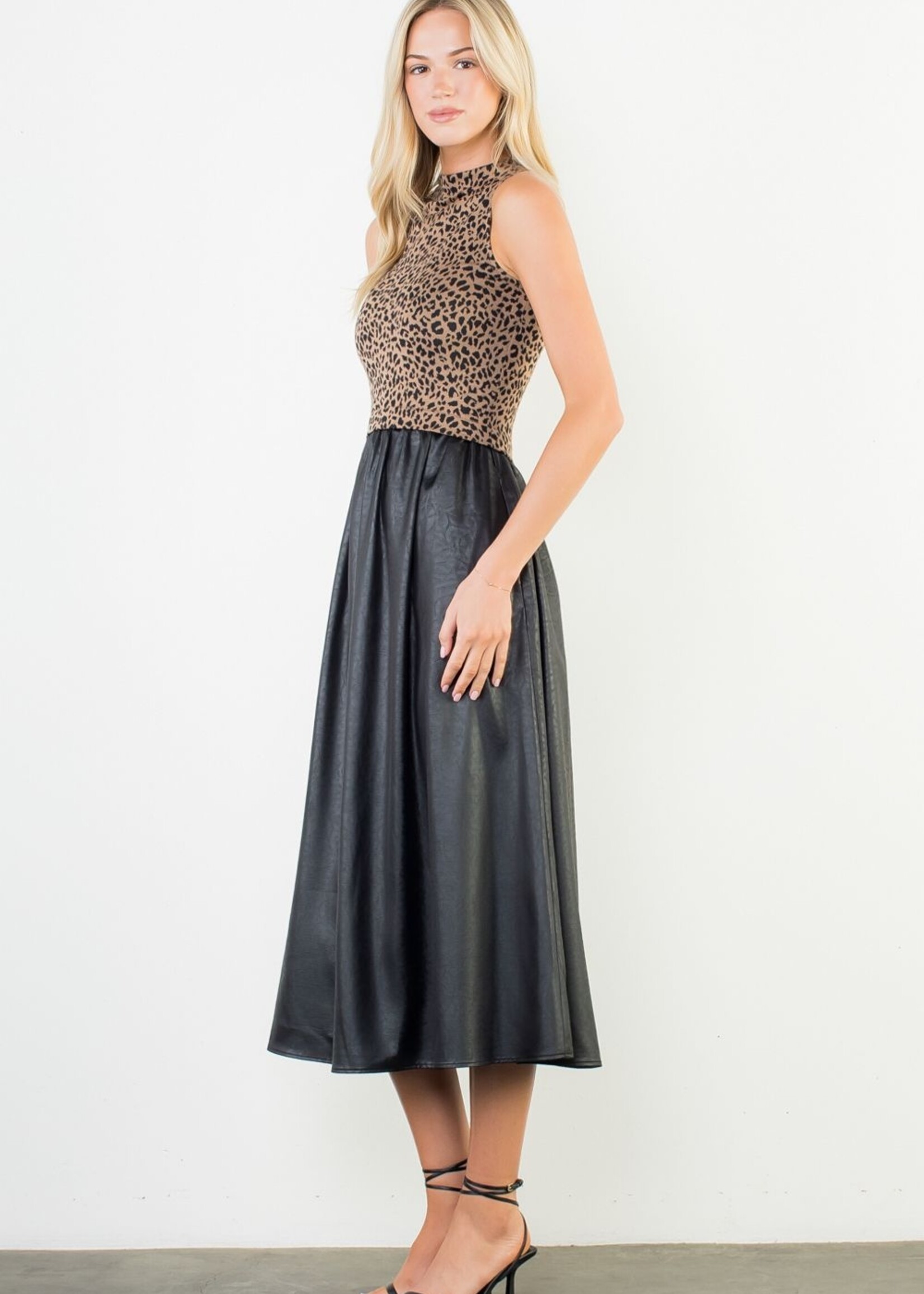 THML THML Mixed Media Midi