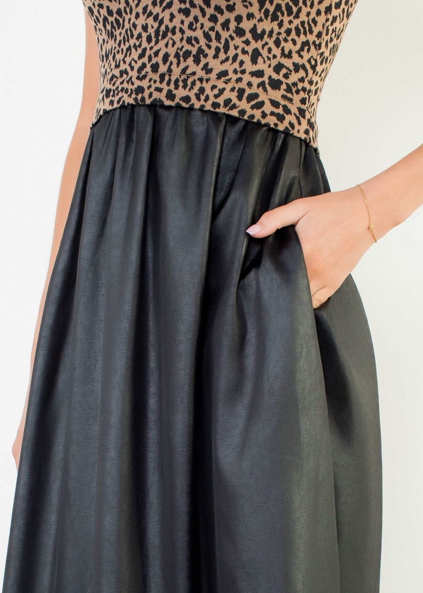 THML THML Mixed Media Midi