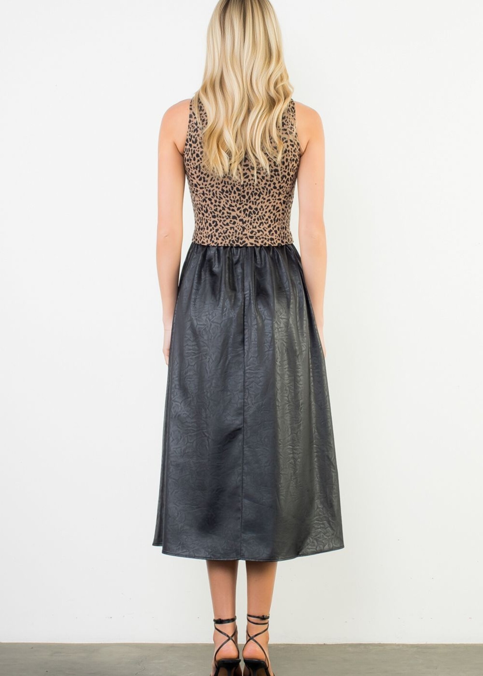 THML THML Mixed Media Midi