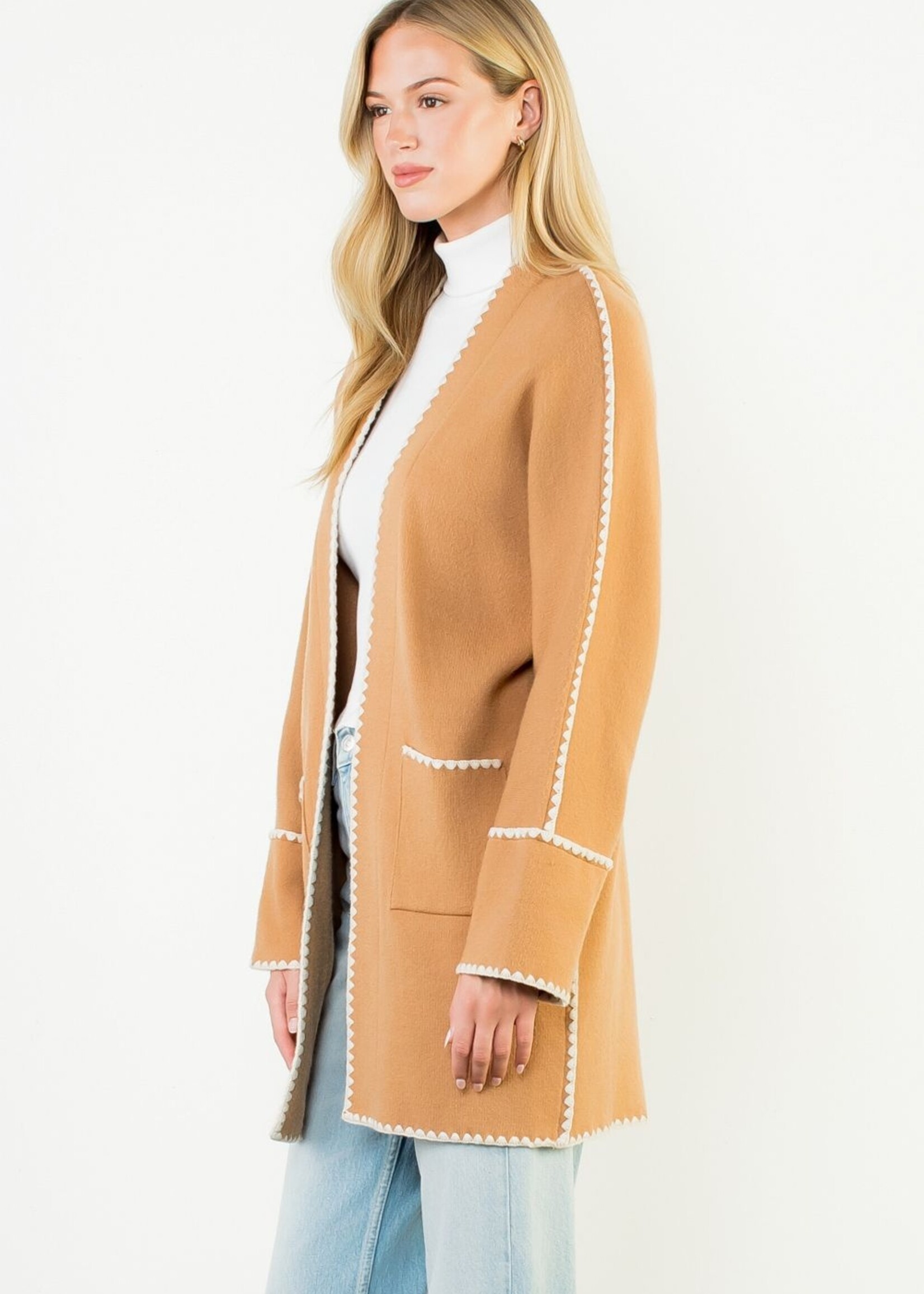 THML THML Contrast Stitch Cardigan