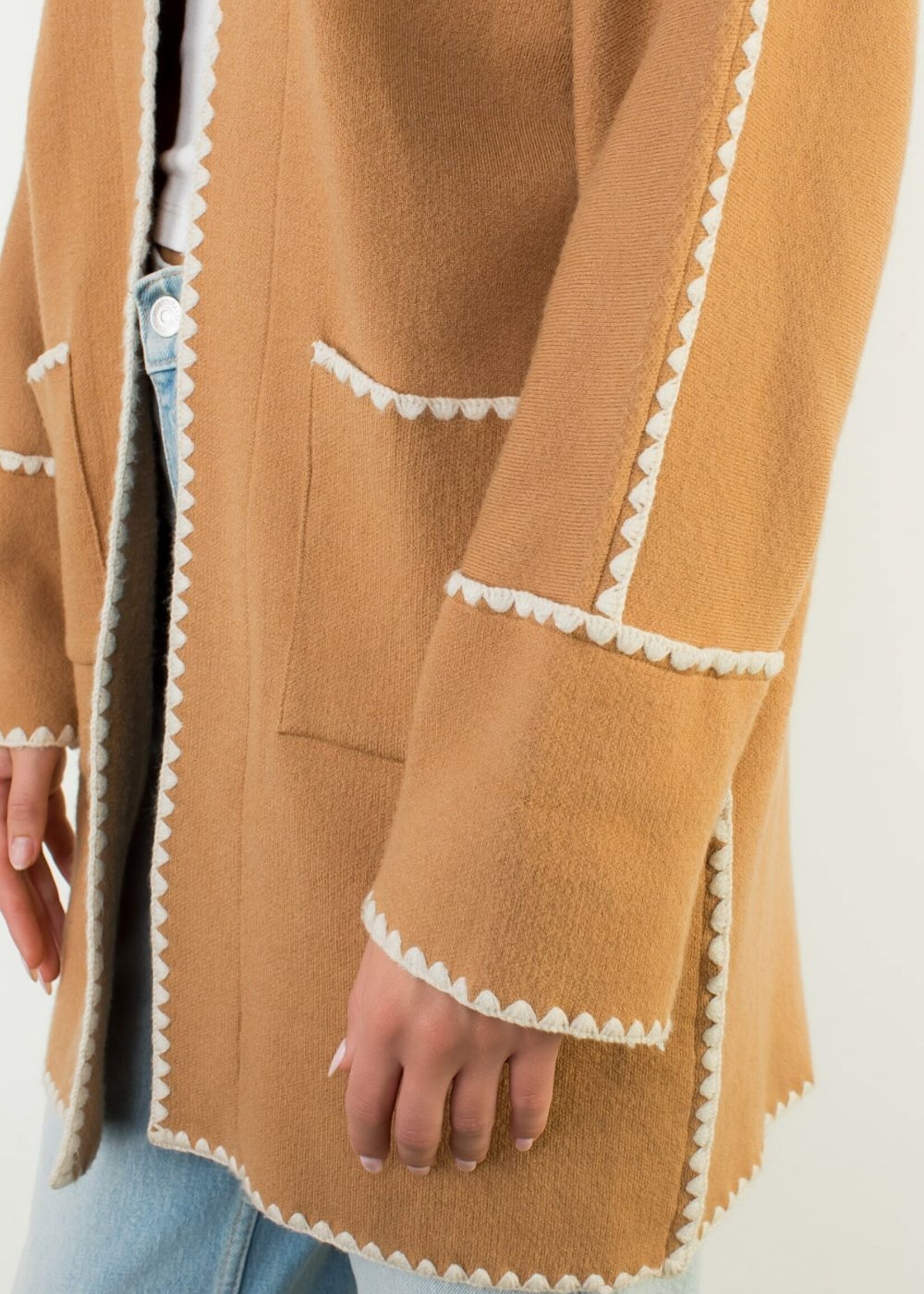 THML THML Contrast Stitch Cardigan