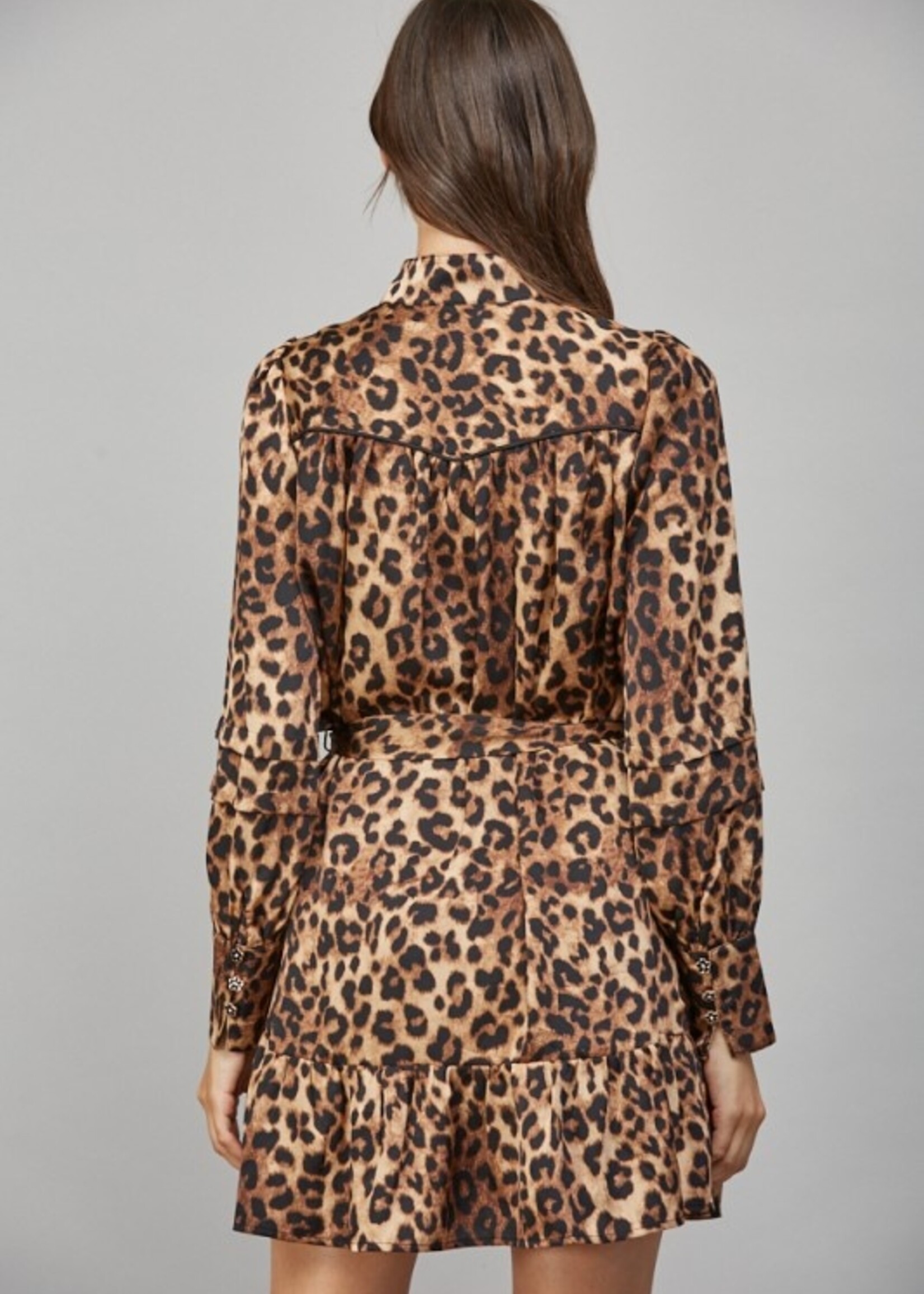 FT FT Tie Waist Shirt Dress