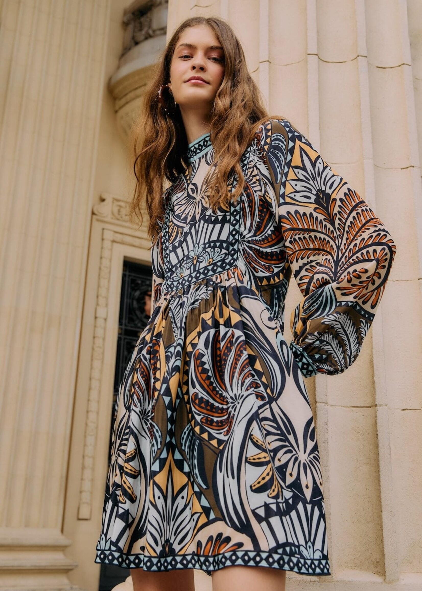 Farm Rio Farm Rio Balamana Mini Dress