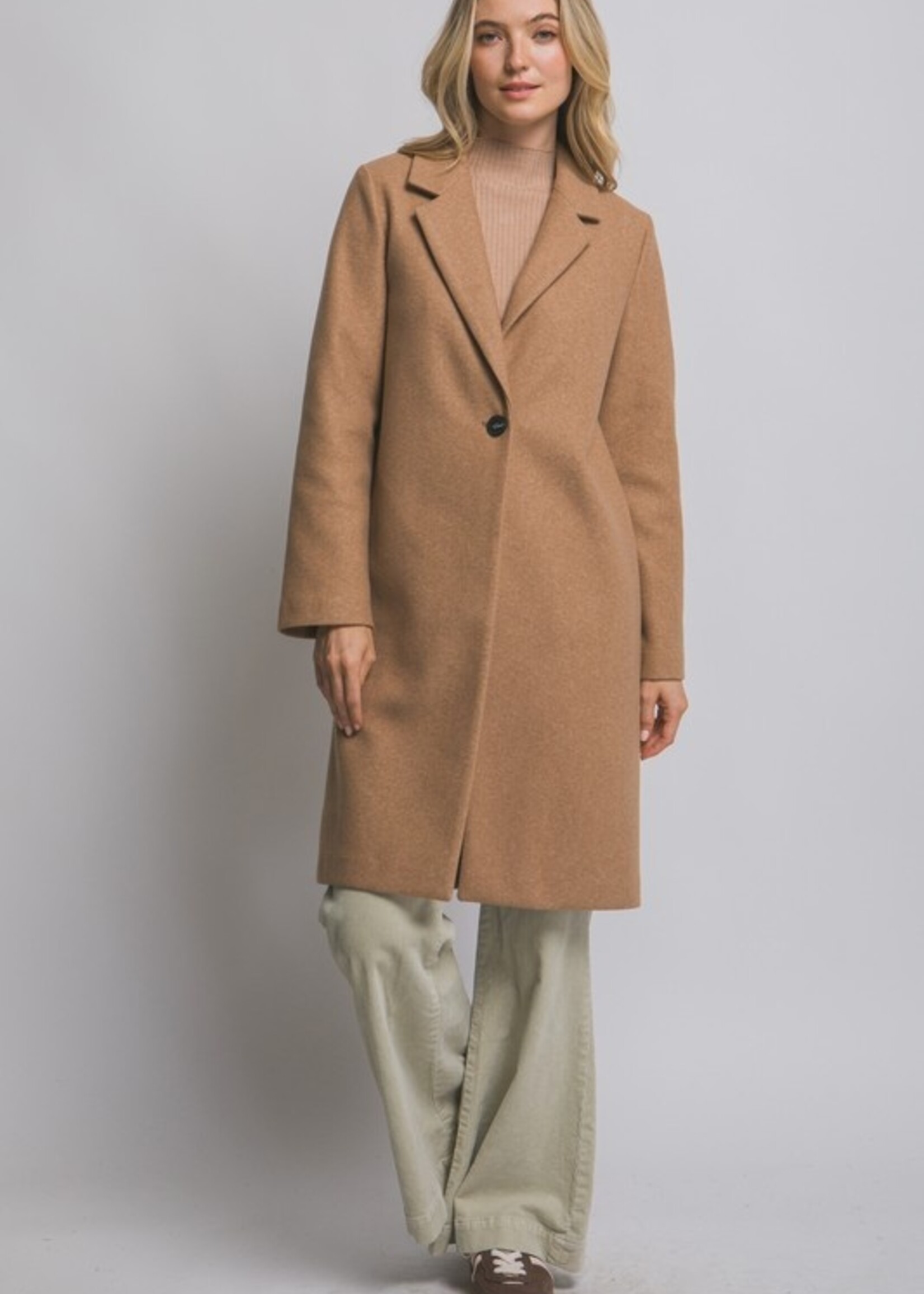 UPM UPM Collar Button Long Coat