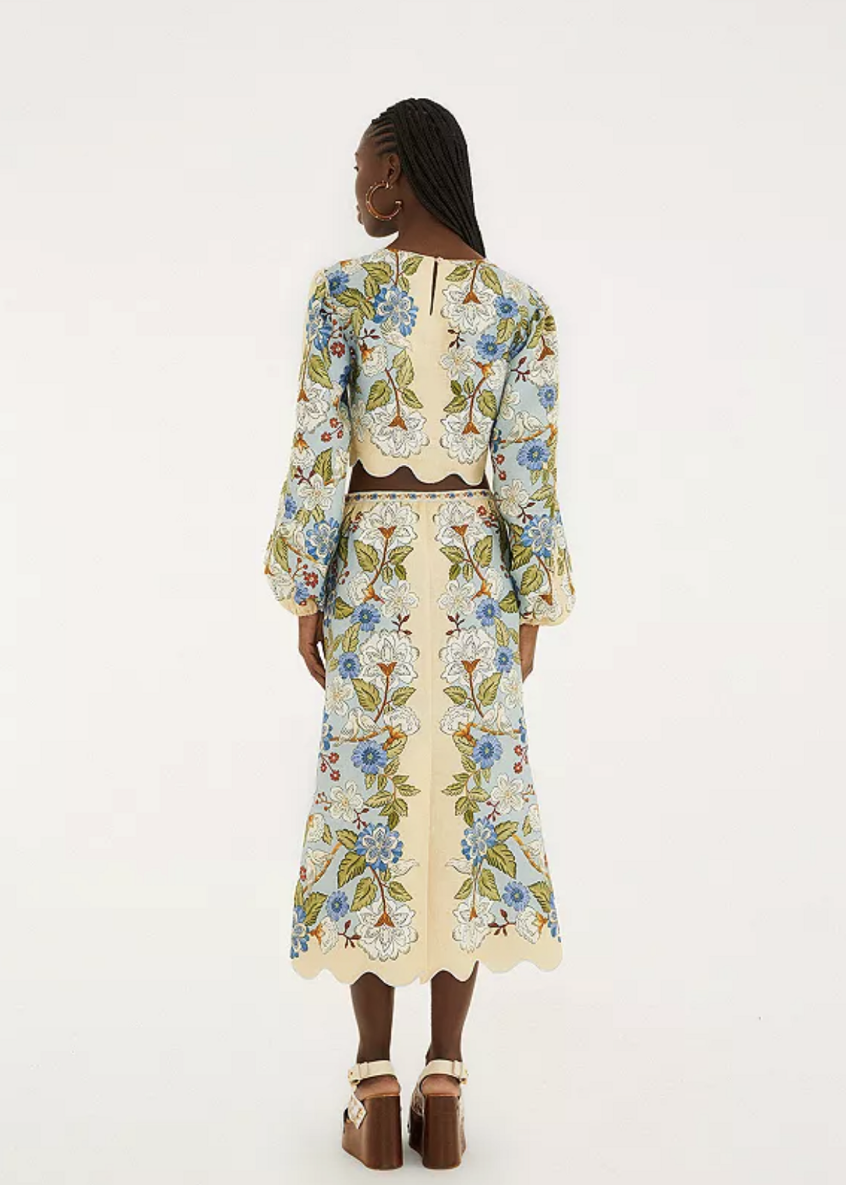 Farm Rio Farm Rio Garden Scarf Skirt