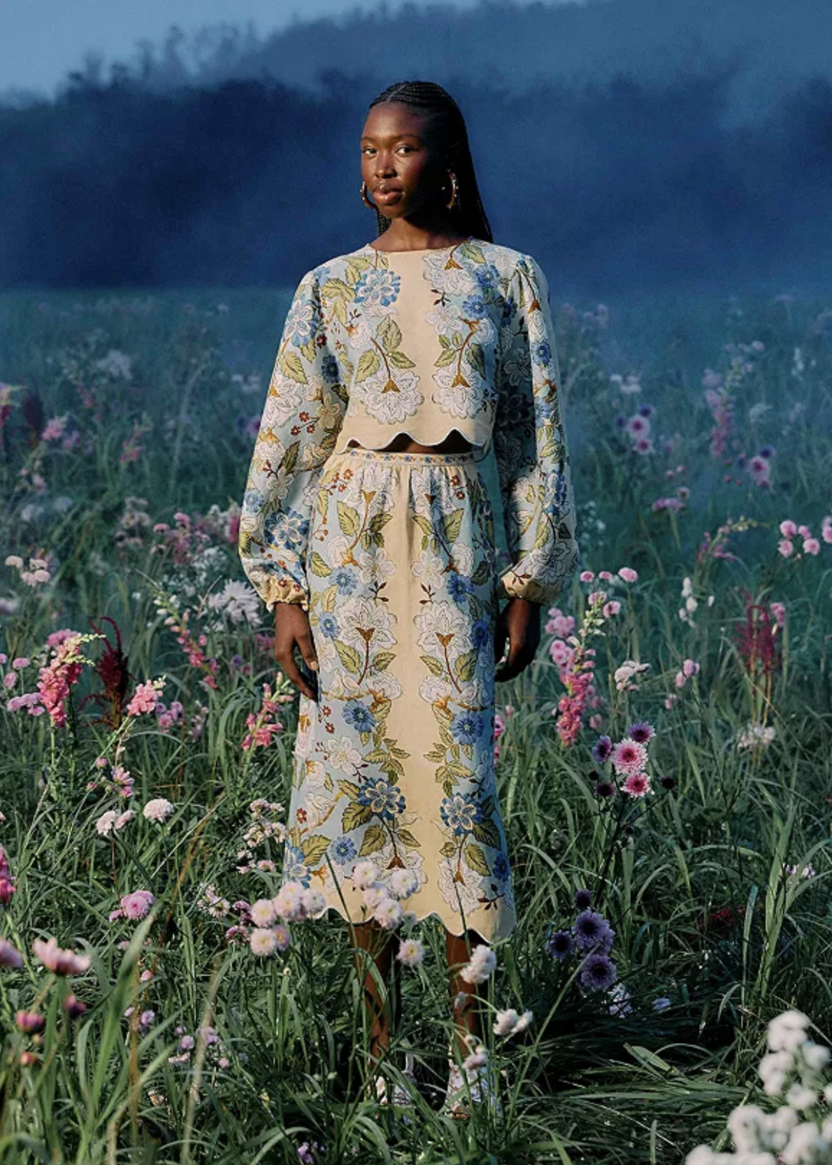 Farm Rio Farm Rio Garden Scarf Skirt