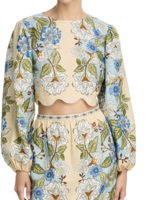 Farm Rio Farm Rio Garden Scarf Blouse