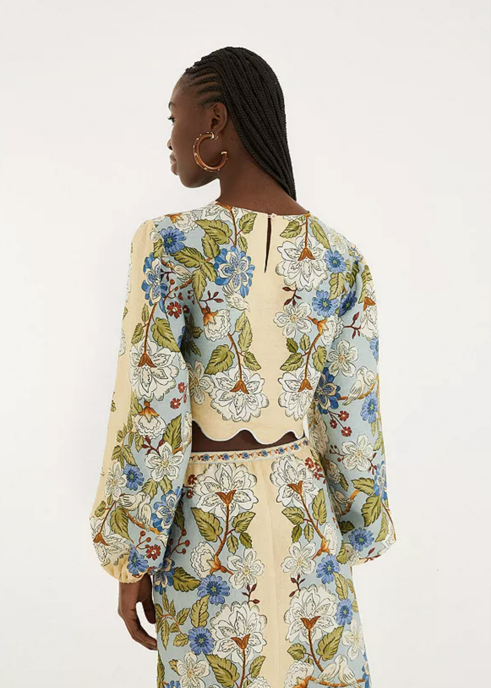 Farm Rio Farm Rio Garden Scarf Blouse