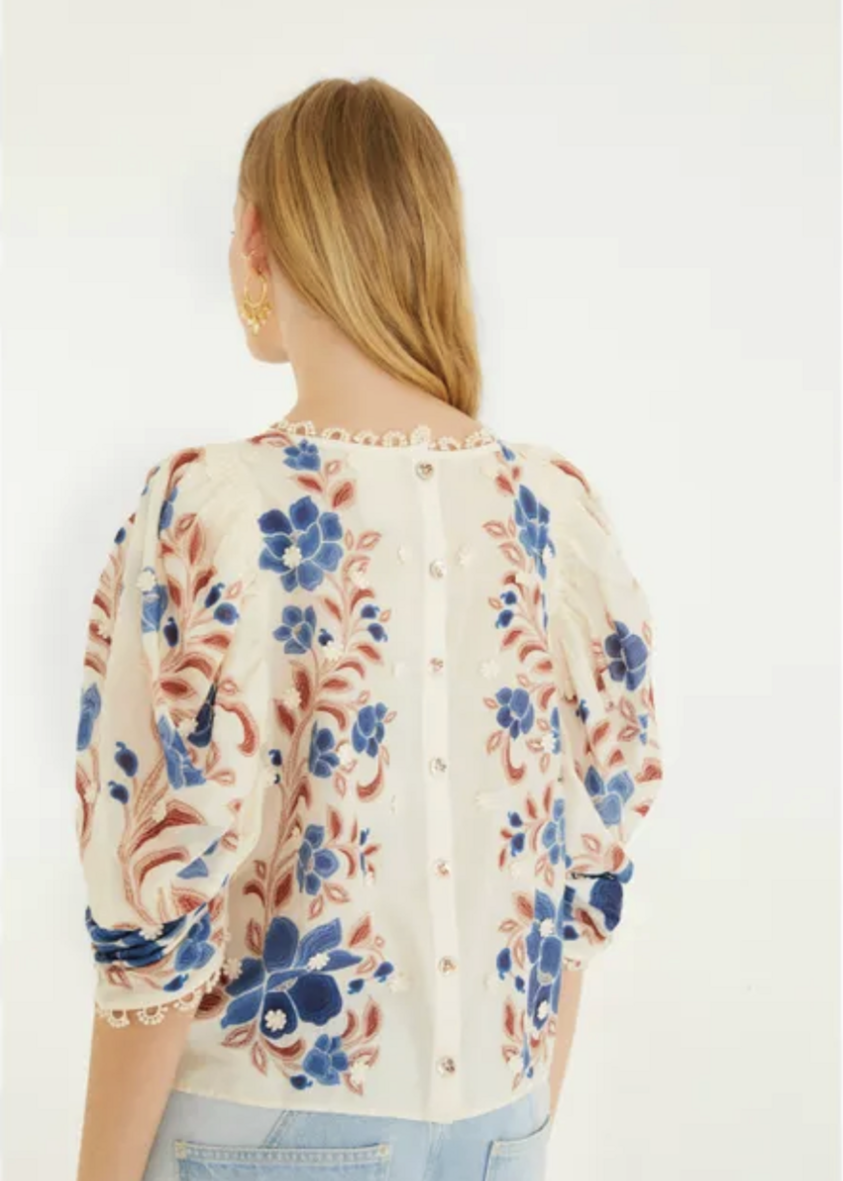 Farm Rio Farm Rio Renata Floral Blouse