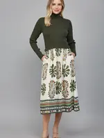 FT FT Ribbed Top Skirt Maxi Dress