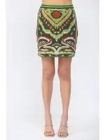 FT Fate Pattern Knit Skirt