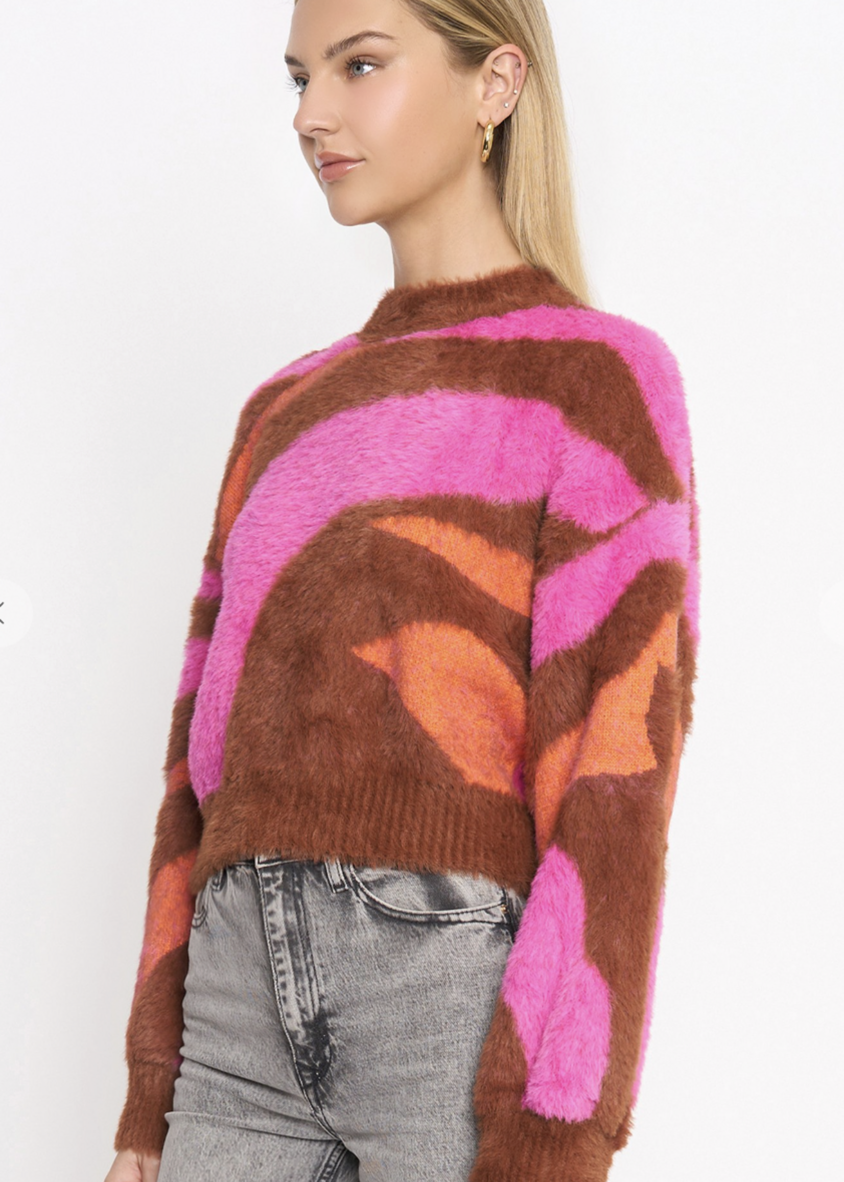 Delly Delly Dory Fuzzy Sweater