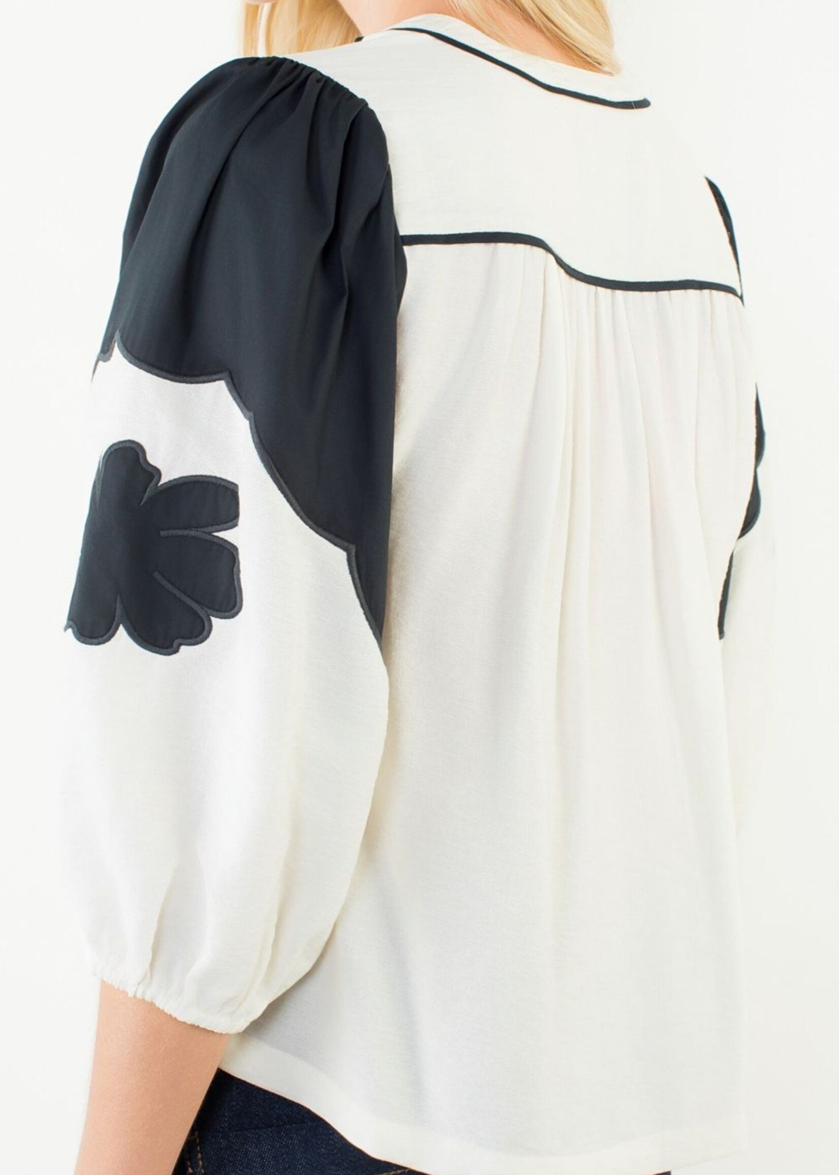 TMHL THML LS Pattern Blouse