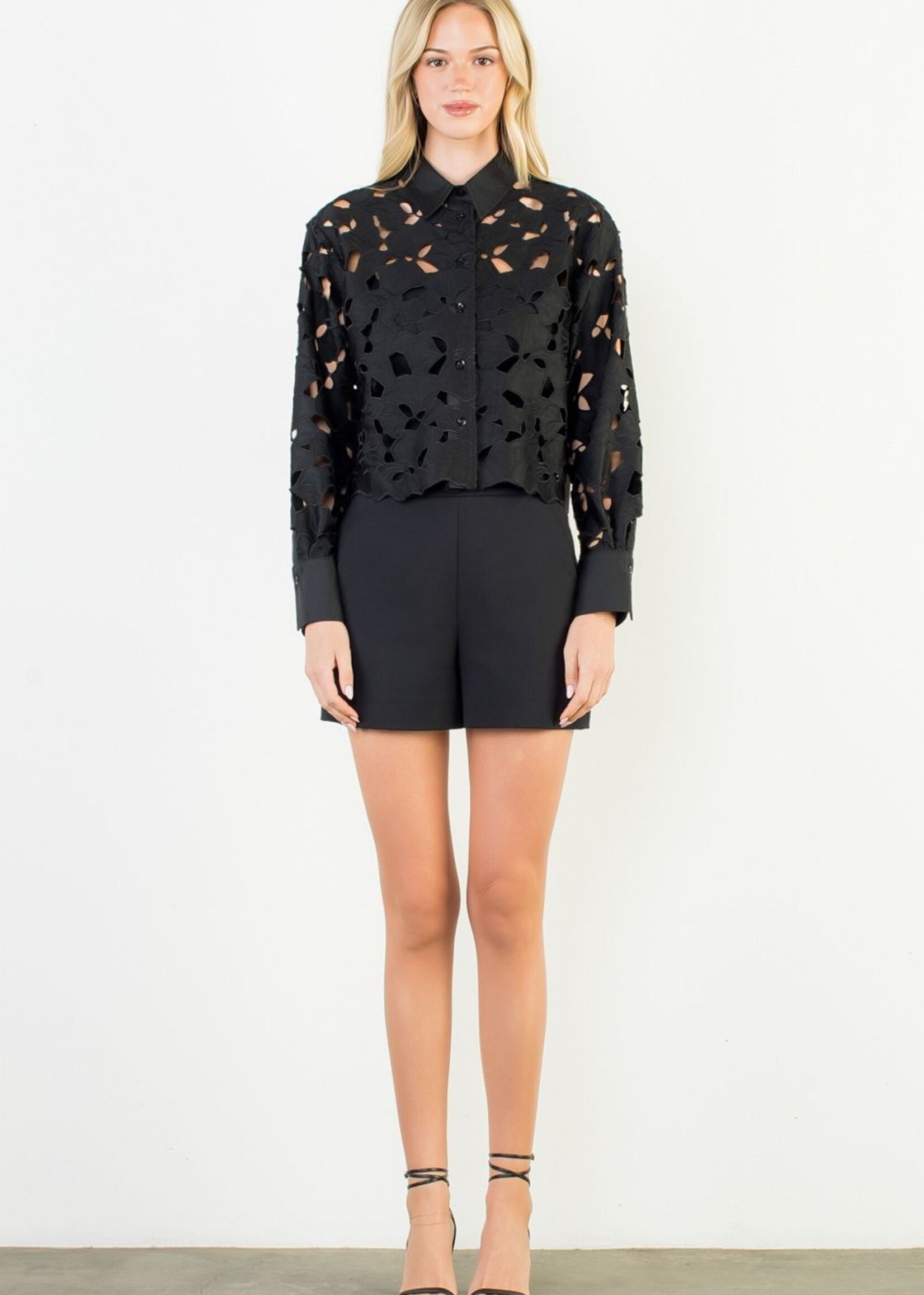 TMHL THML Eyelet Detail Blouse