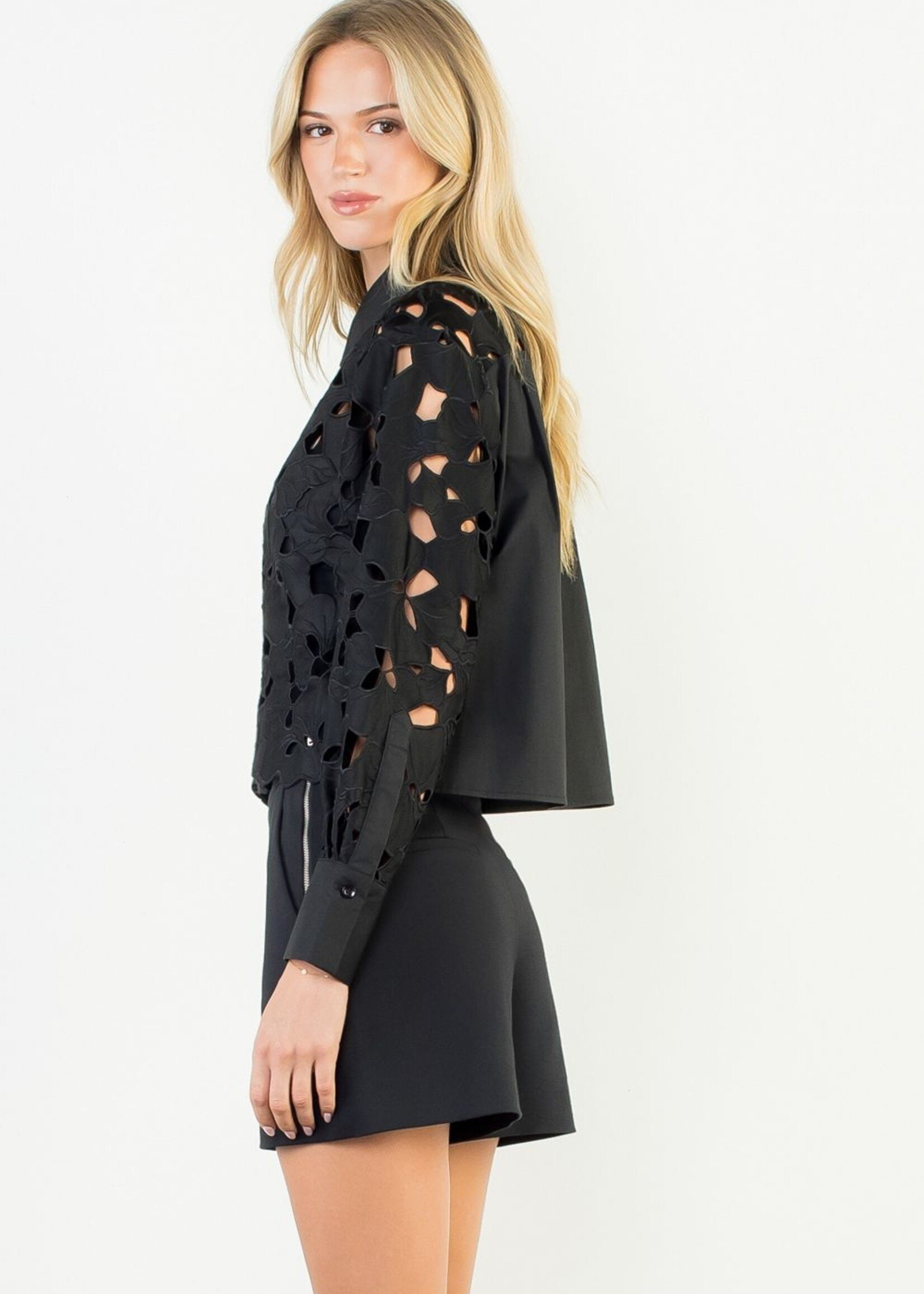 TMHL THML Eyelet Detail Blouse
