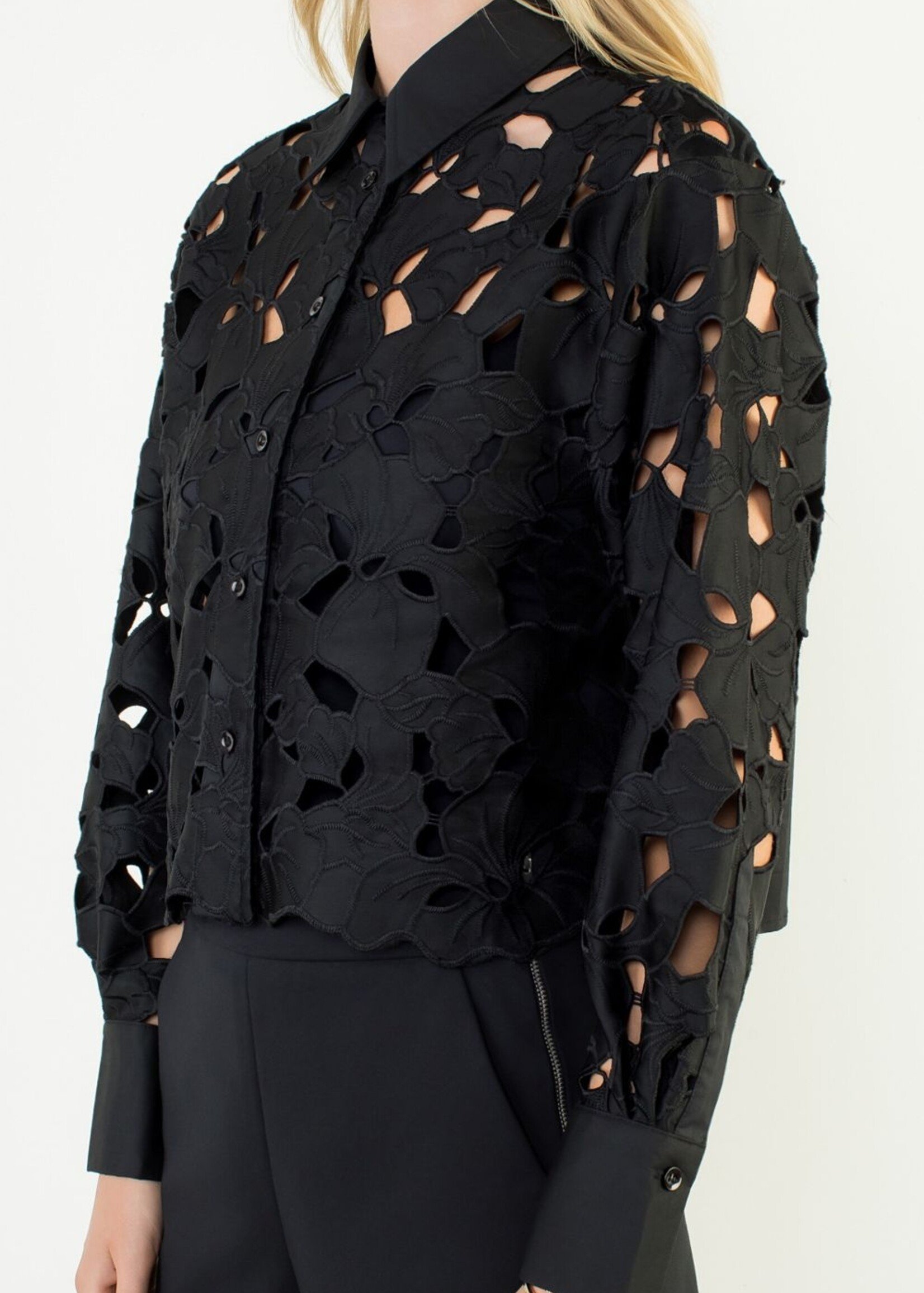 TMHL THML Eyelet Detail Blouse