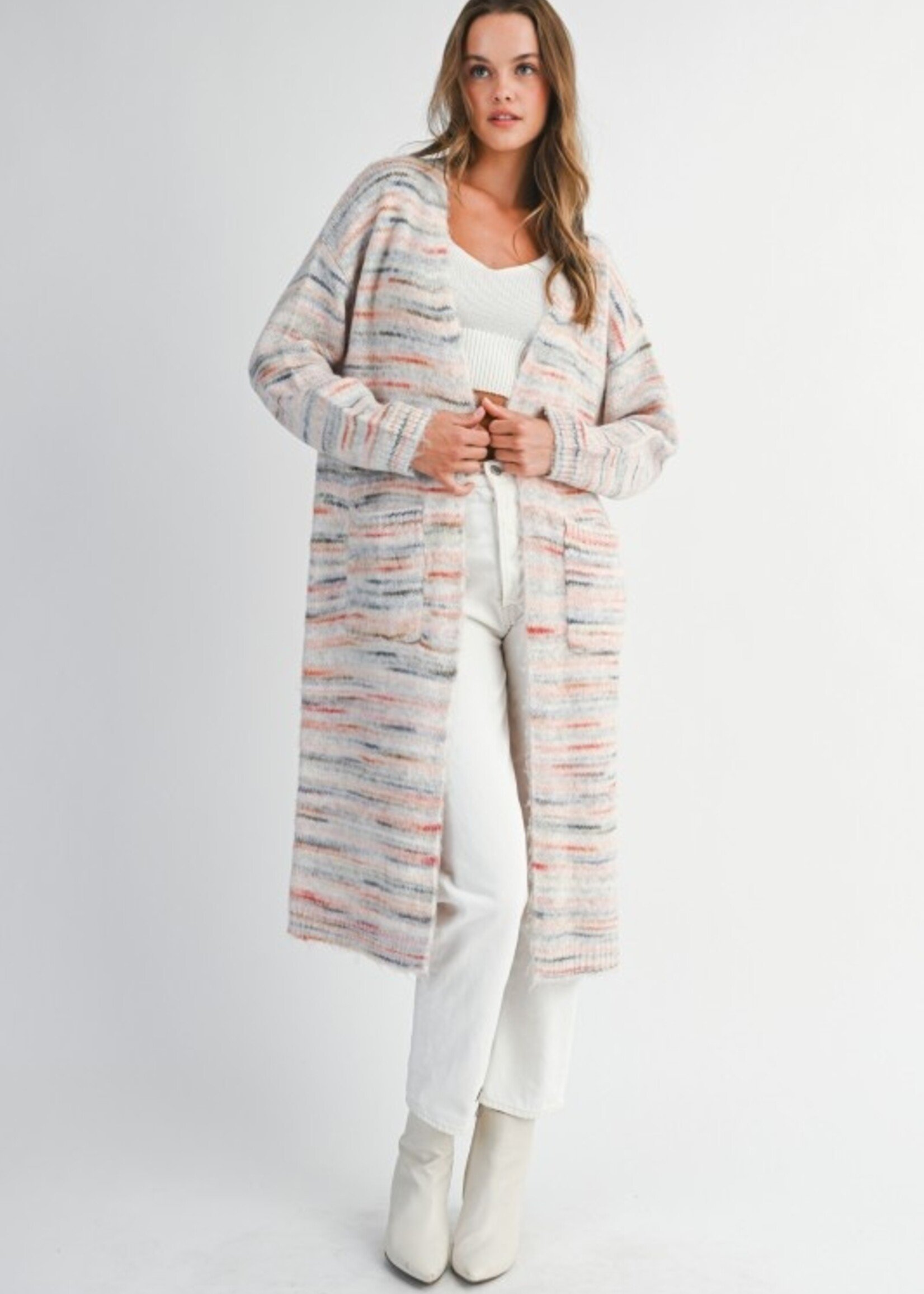MBL MBL Long Open Cardigan