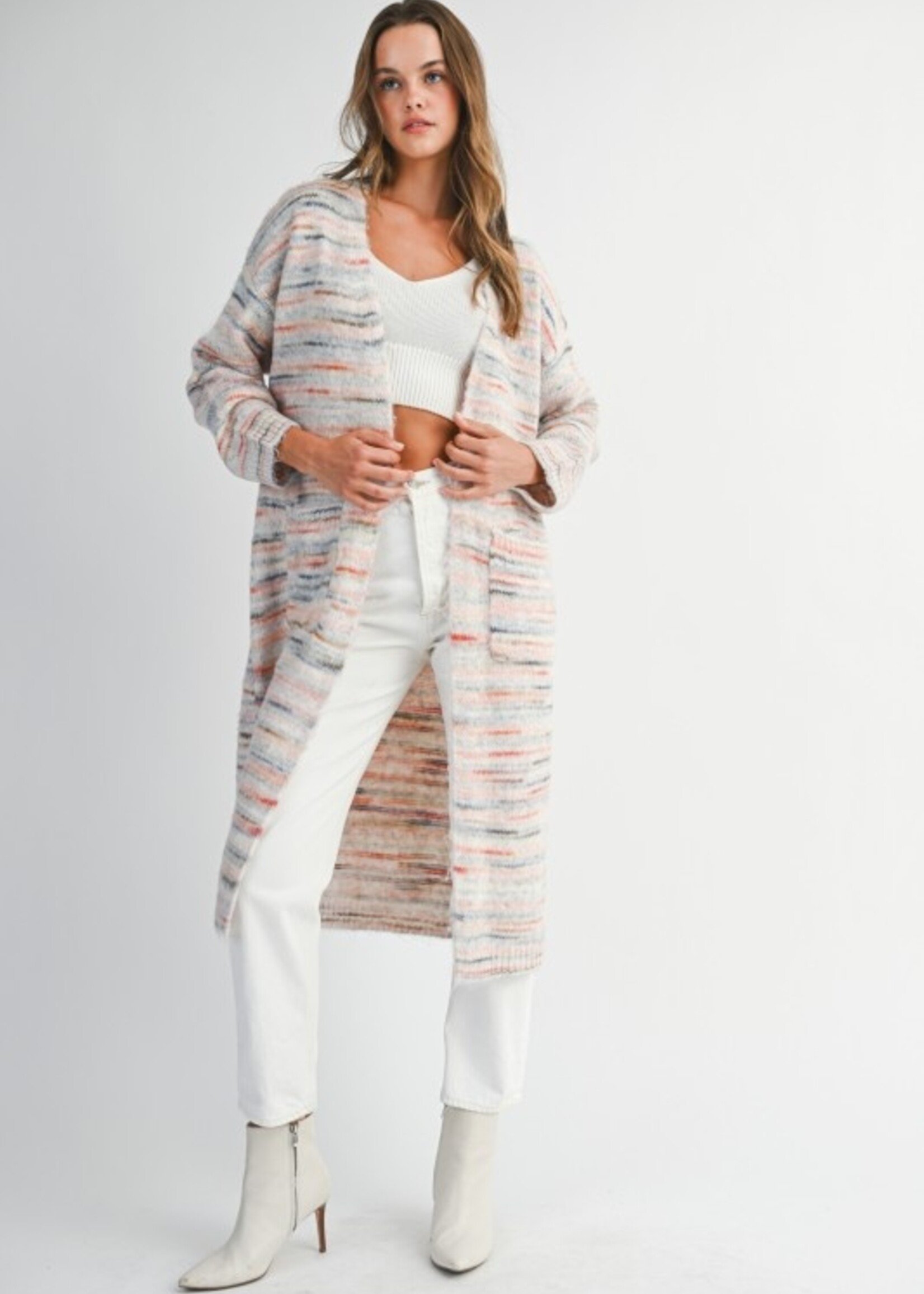 MBL MBL Long Open Cardigan