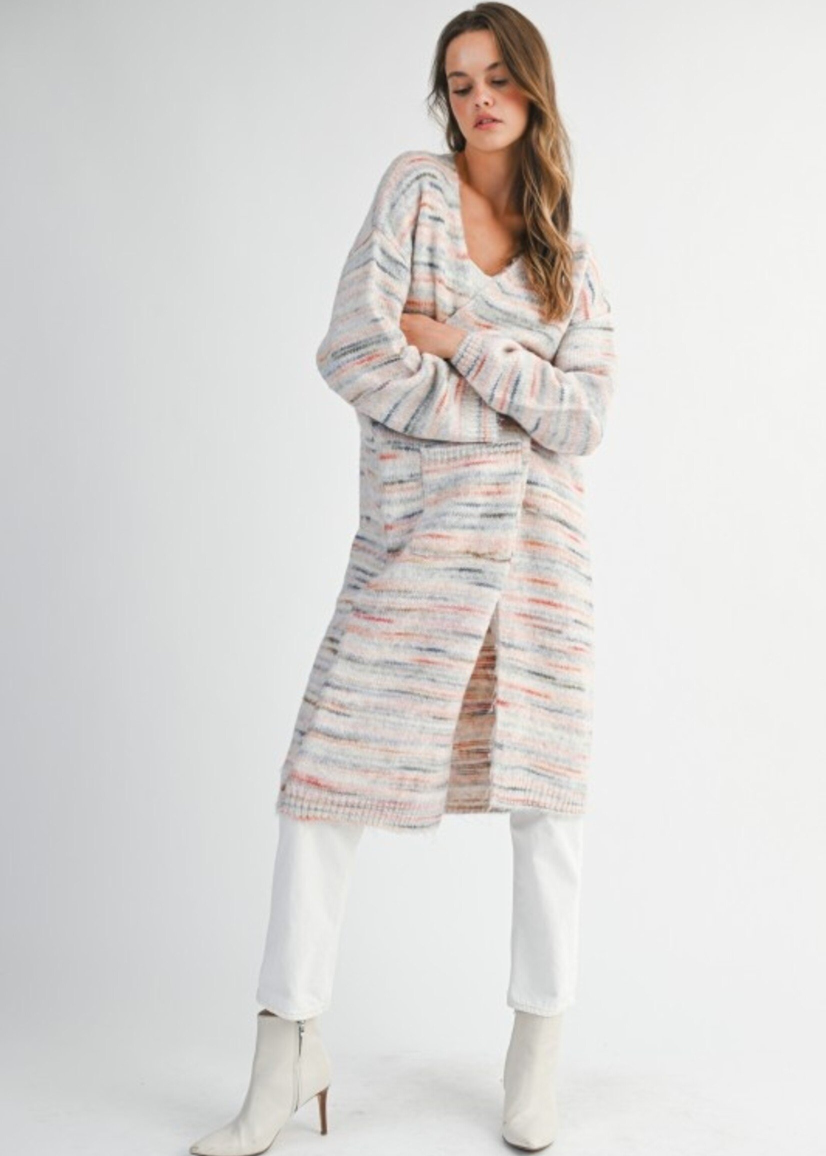 MBL MBL Long Open Cardigan