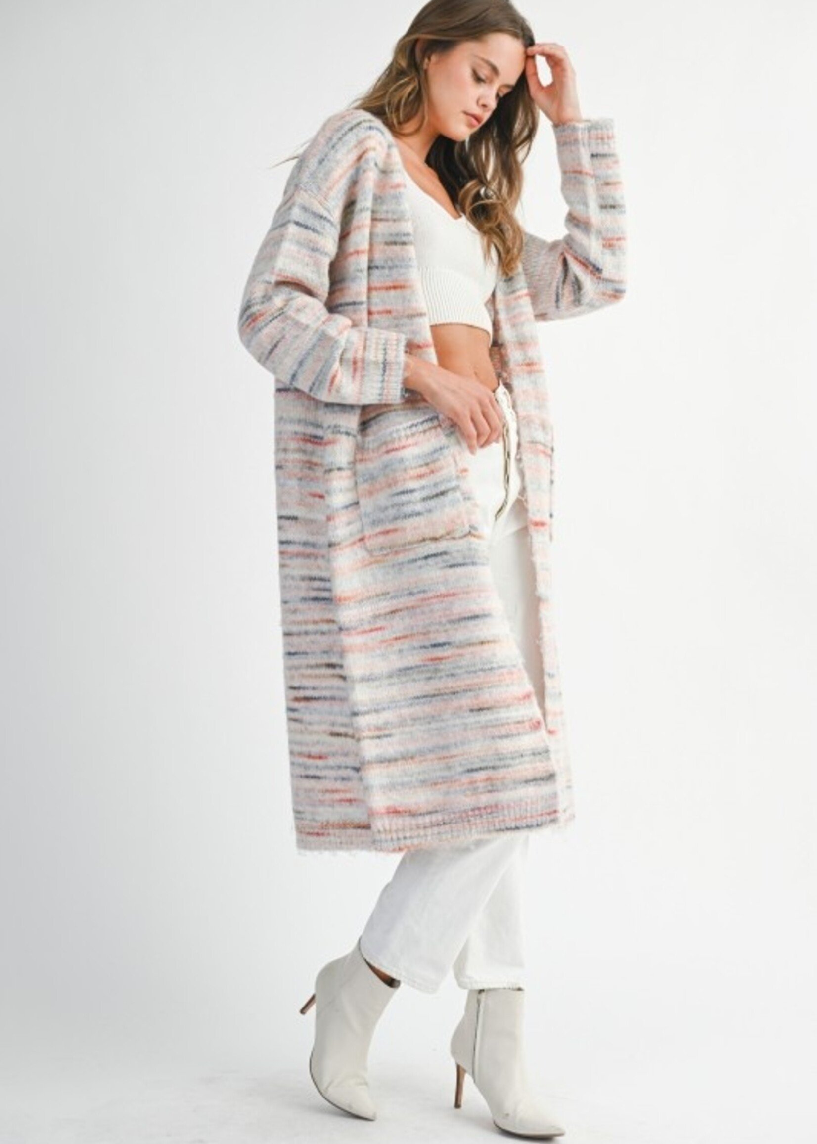 MBL MBL Long Open Cardigan