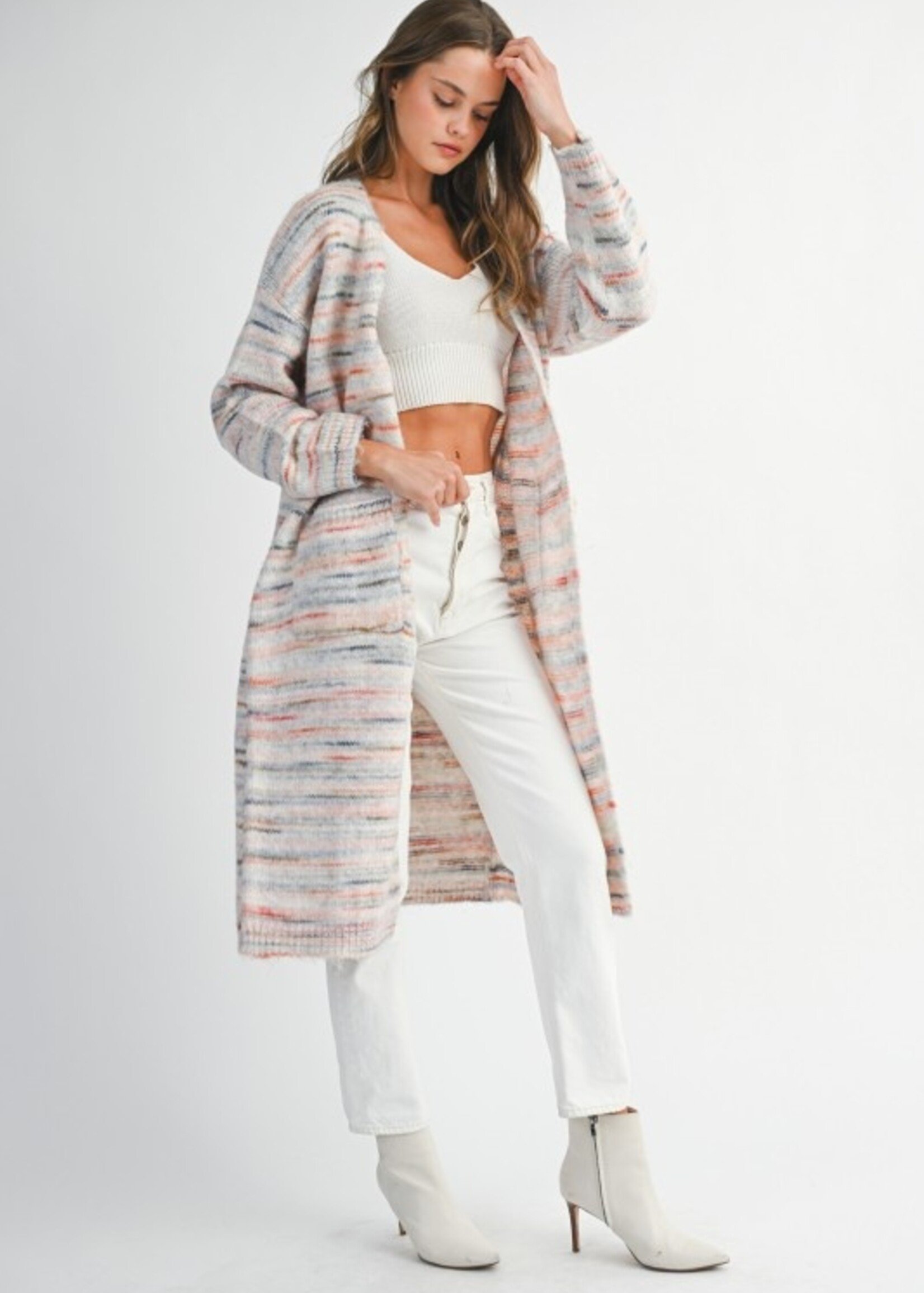MBL MBL Long Open Cardigan