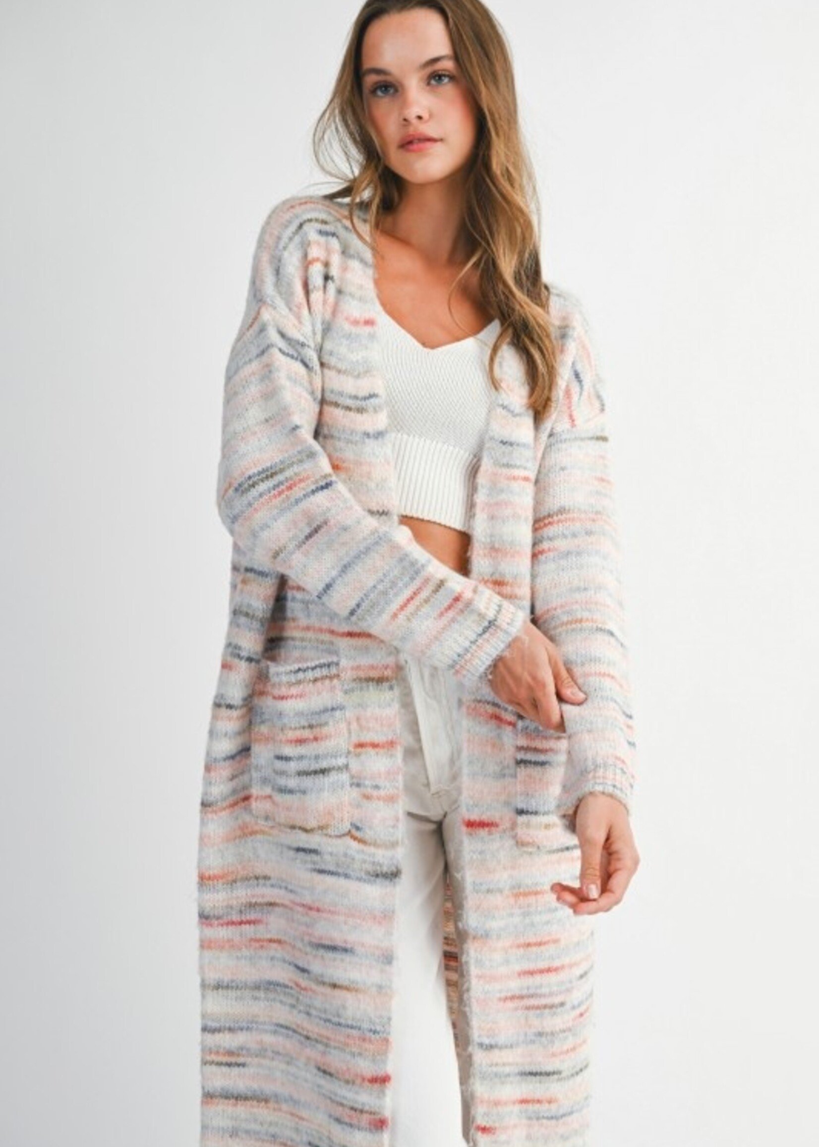 MBL MBL Long Open Cardigan