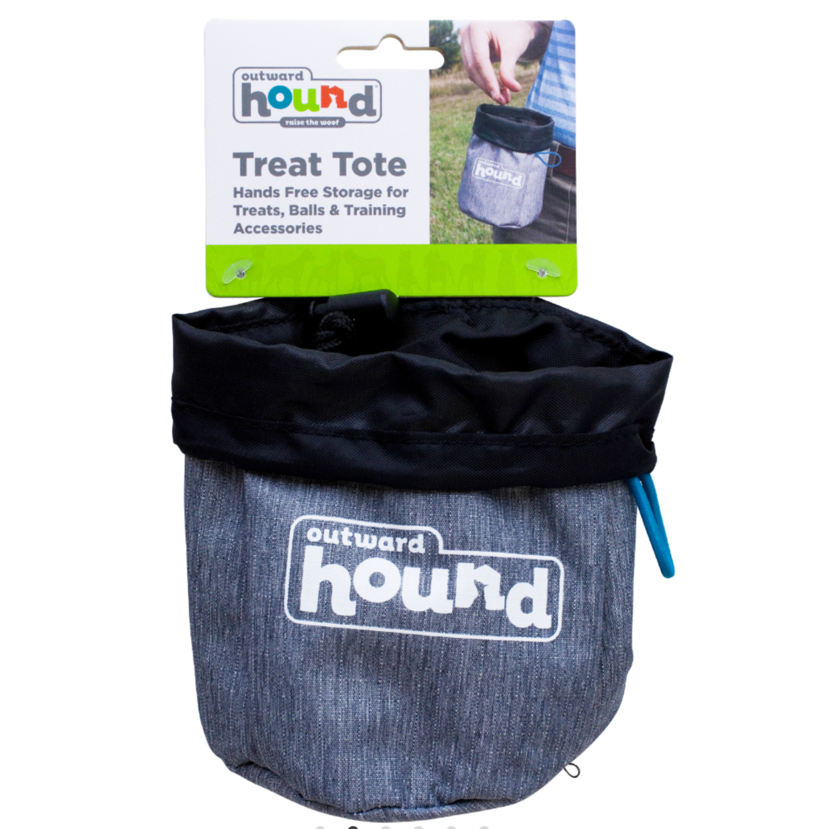 Outward Hound Grey Treat Tote Bag