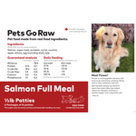 Pets Go Raw Salmon Full Meal -24lb Bulk