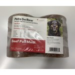 Pets Go Raw Beef Full Meal - 4lb Packages