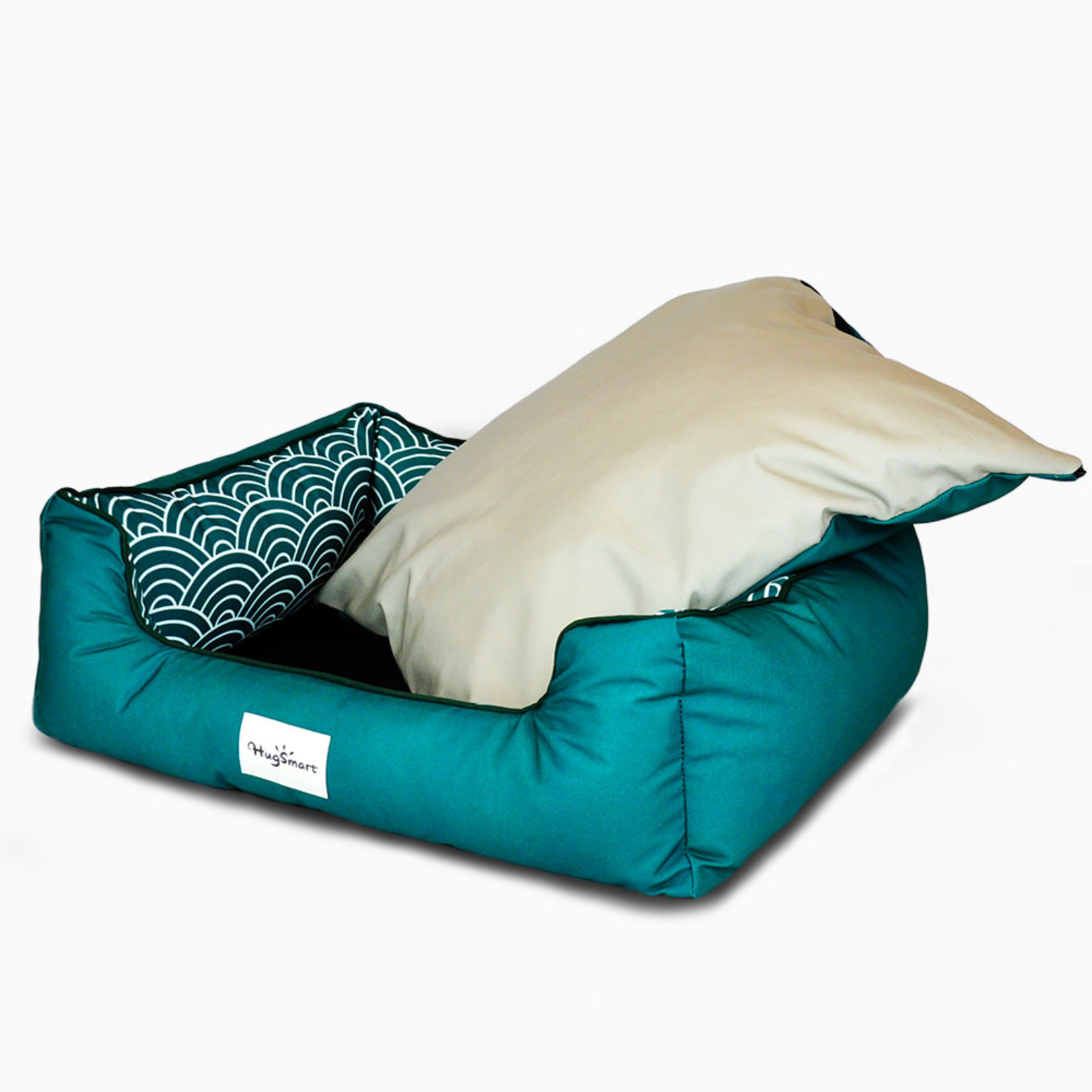 HugSmart Reversible Bed - Small - Tide - 24x19.7x8.3