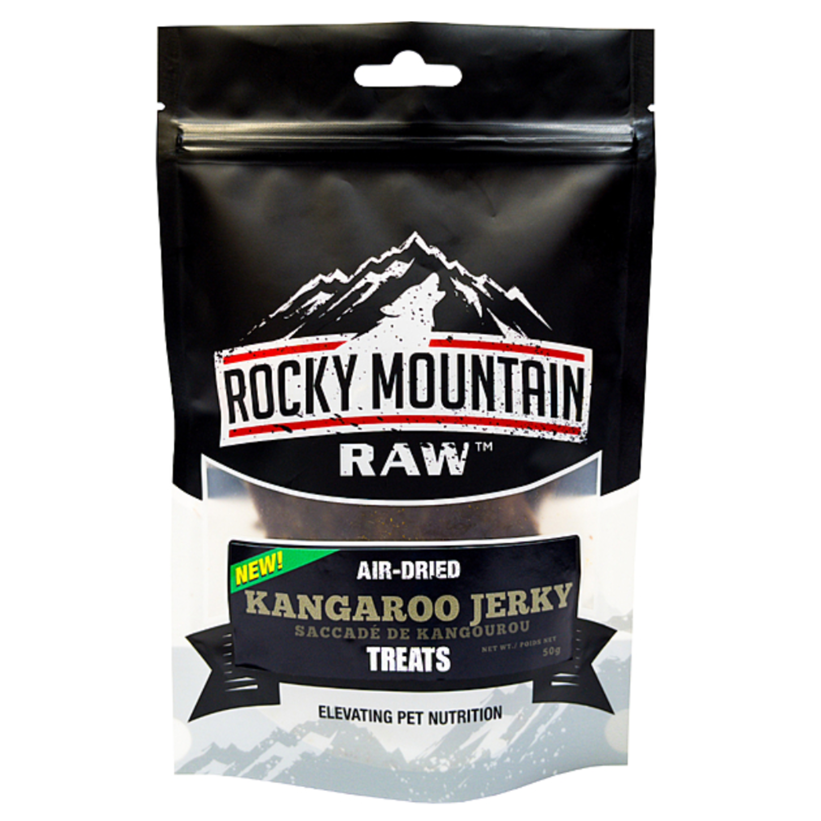 Rocky Mountain Raw Air-Dried Kangaroo Jerky 50G