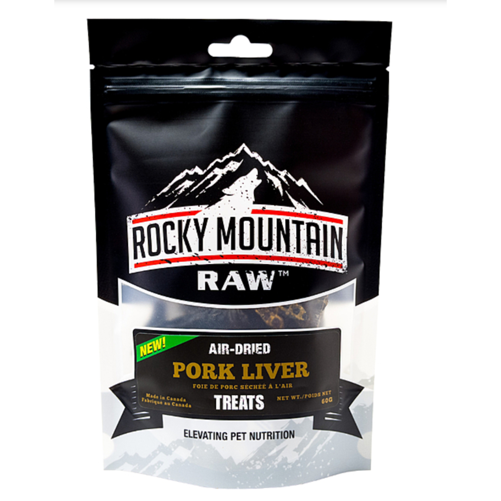 Rocky Mountain Raw Air-Dried Pork Liver Bites 60G