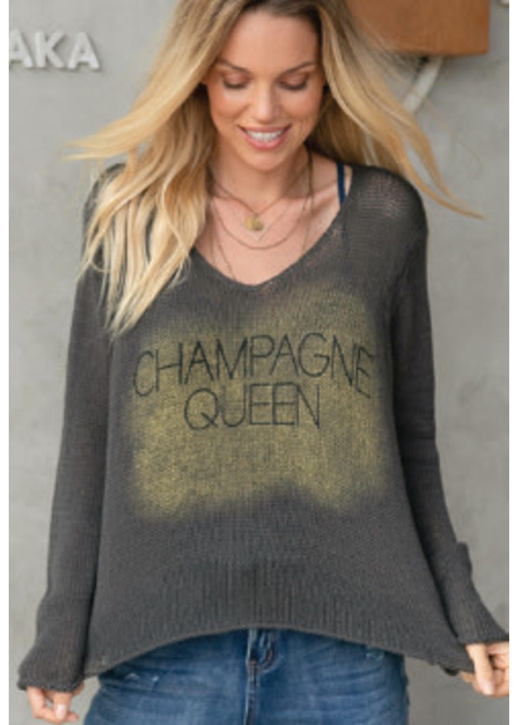 champagne sweater