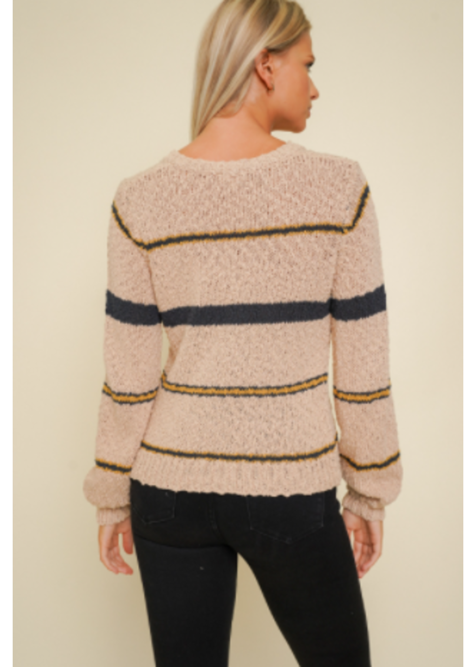 Hem & Thread Navy Stripe Sweater