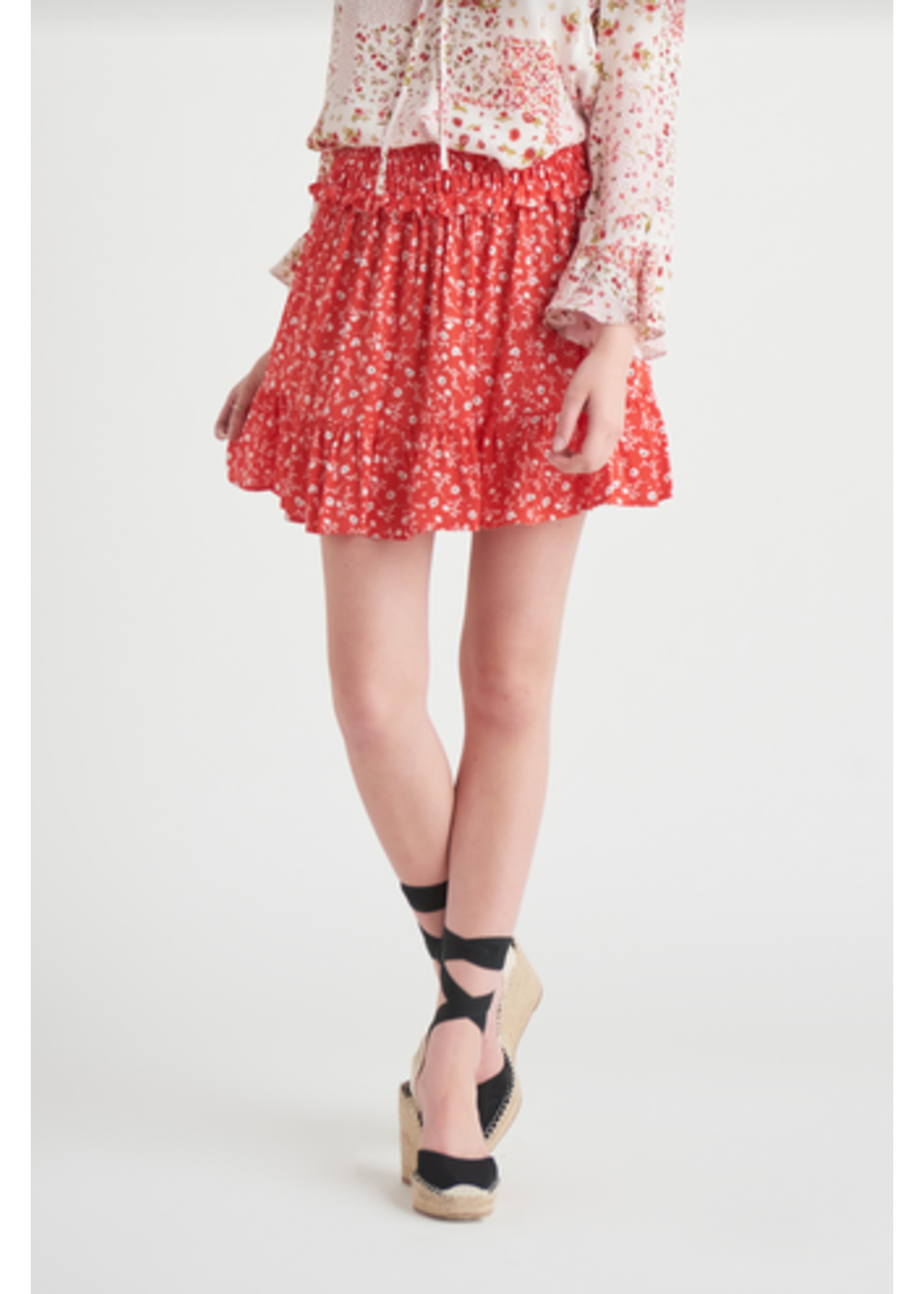 Dex Poppy Fields Skirt