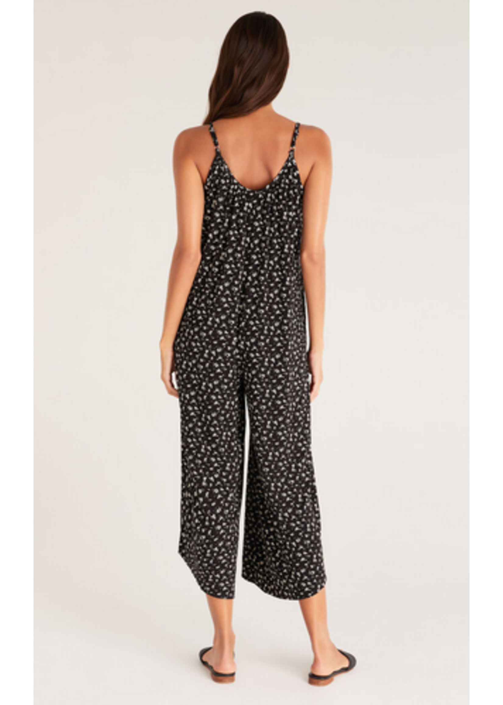Z Supply ZS Ditsy Flared Jumpsuit