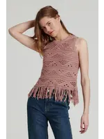 Another Love Knit Fringe Tank