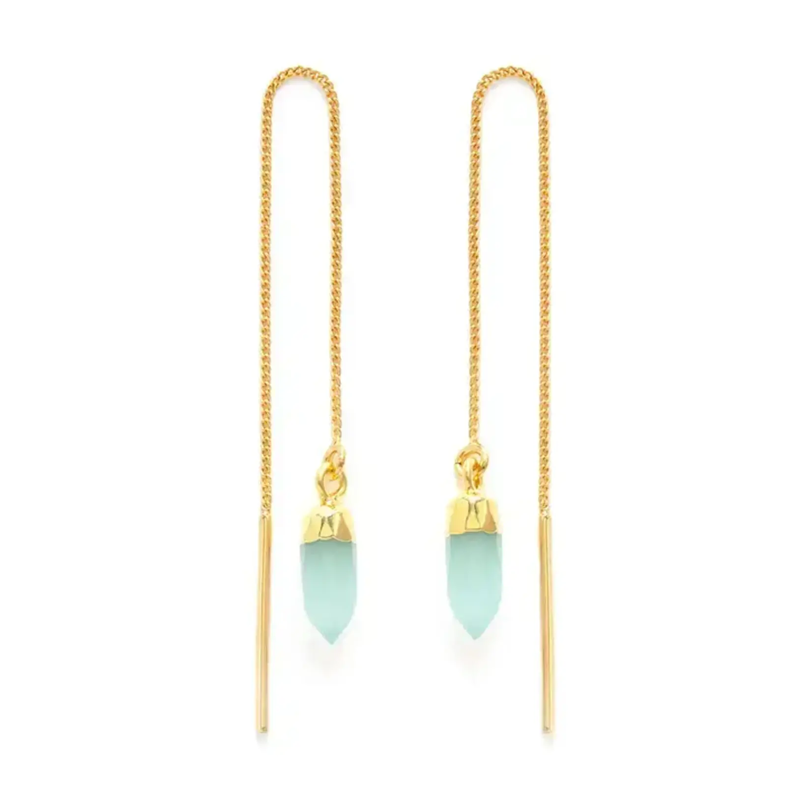 Amano Studio Gemstone Spike Threader Earring