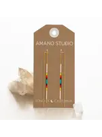 Amano Studio Miyuki Seed Bead Threader Earring