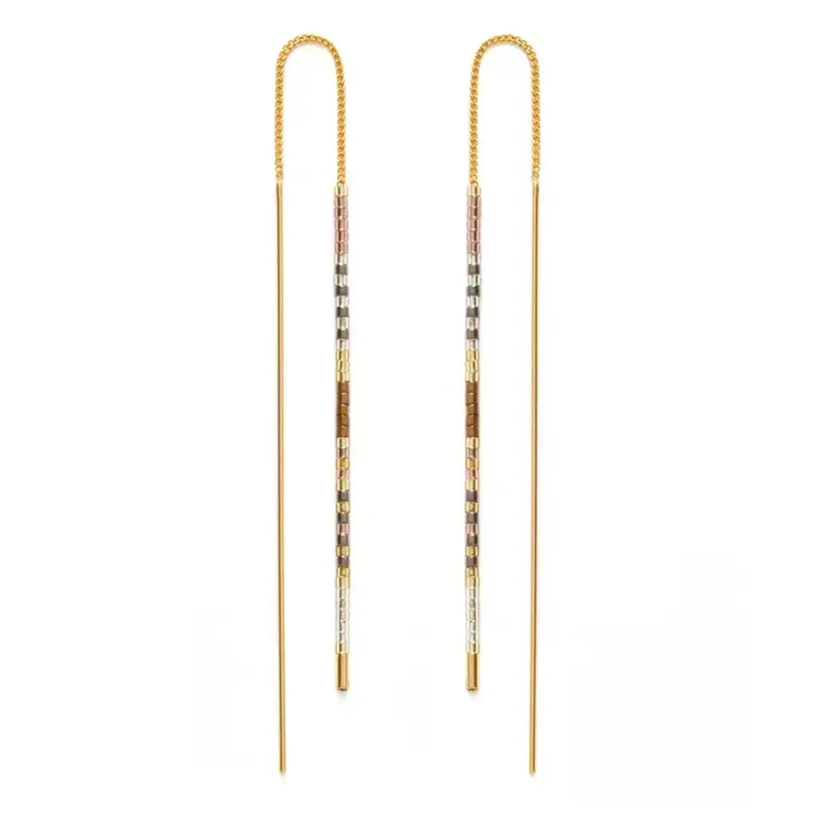 Amano Studio Miyuki Seed Bead Threader Earring