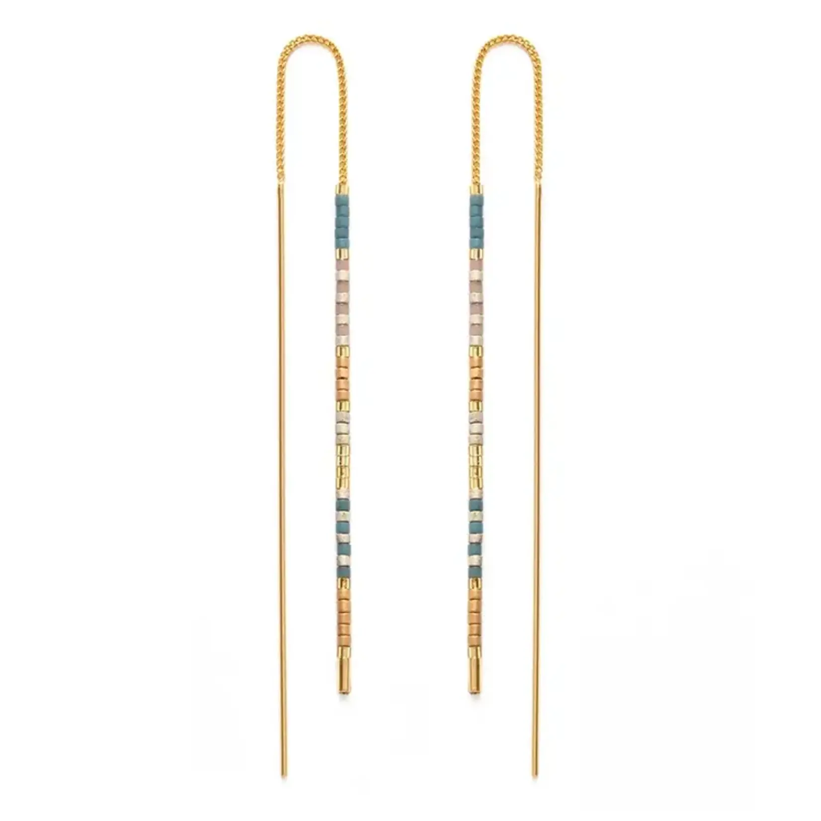 Amano Studio Miyuki Seed Bead Threader Earring