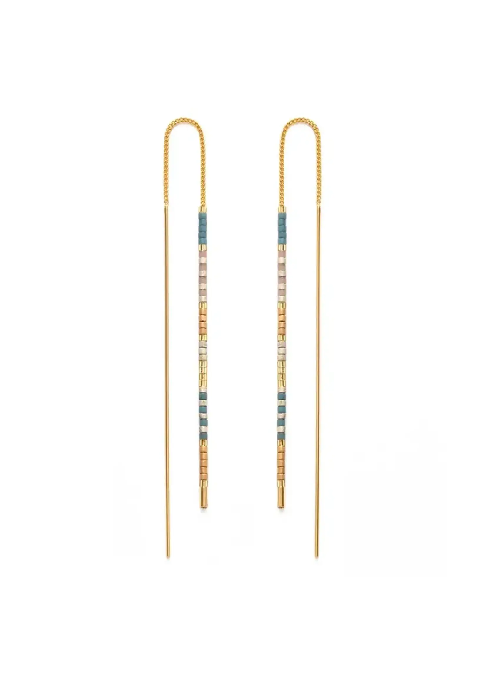 Amano Studio Miyuki Seed Bead Threader Earring