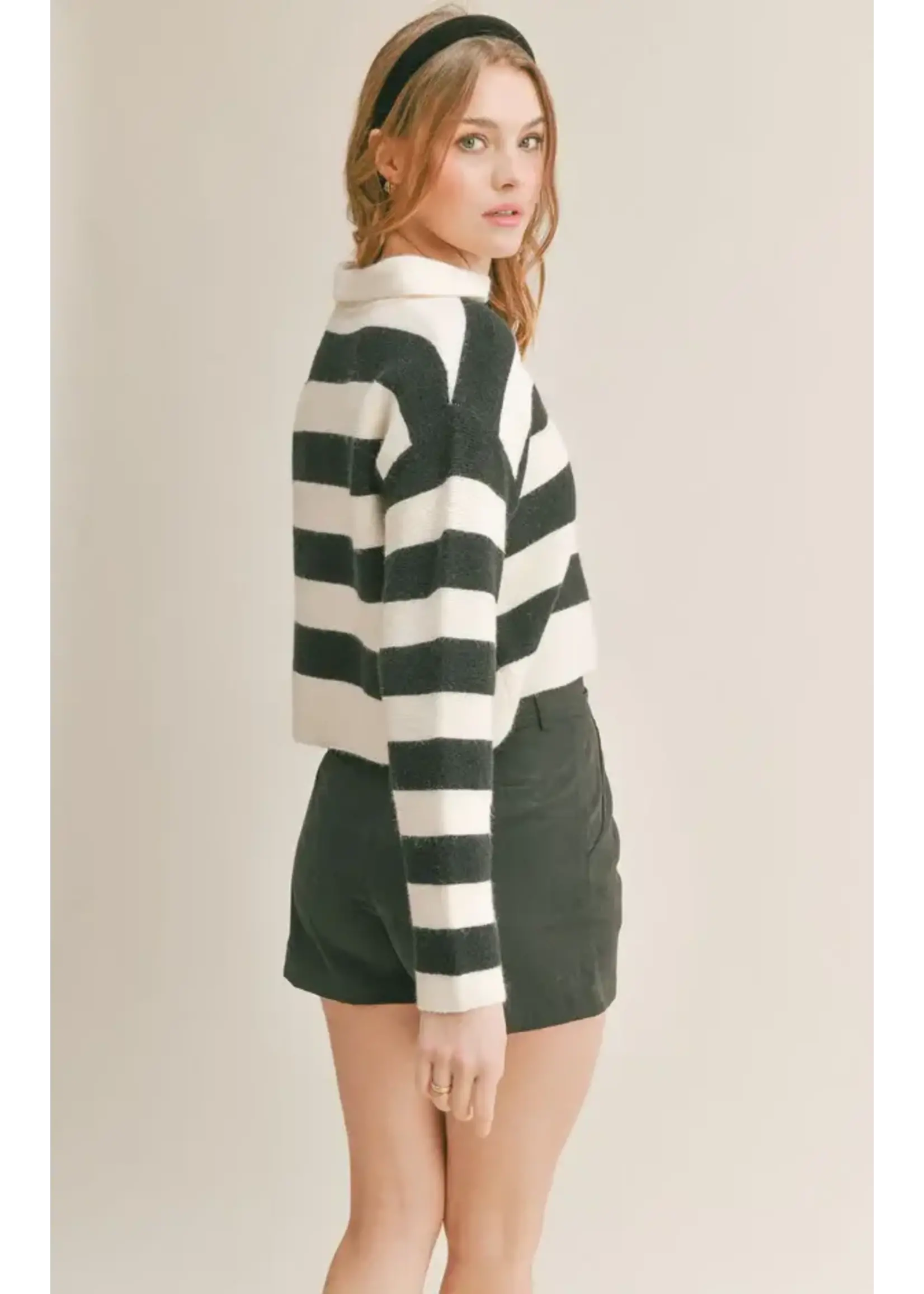 Sadie Sage S&S Lorelei Striped Sweater