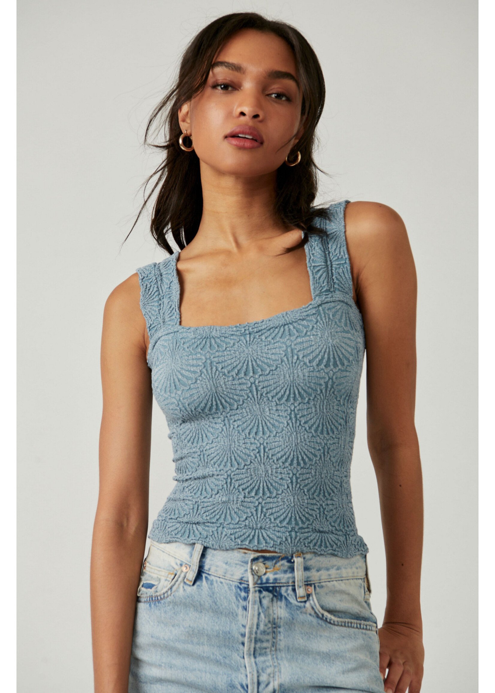 Love Letter flower texture cami, Free People