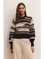 Z Supply Asheville Abstract Stripe Sweater