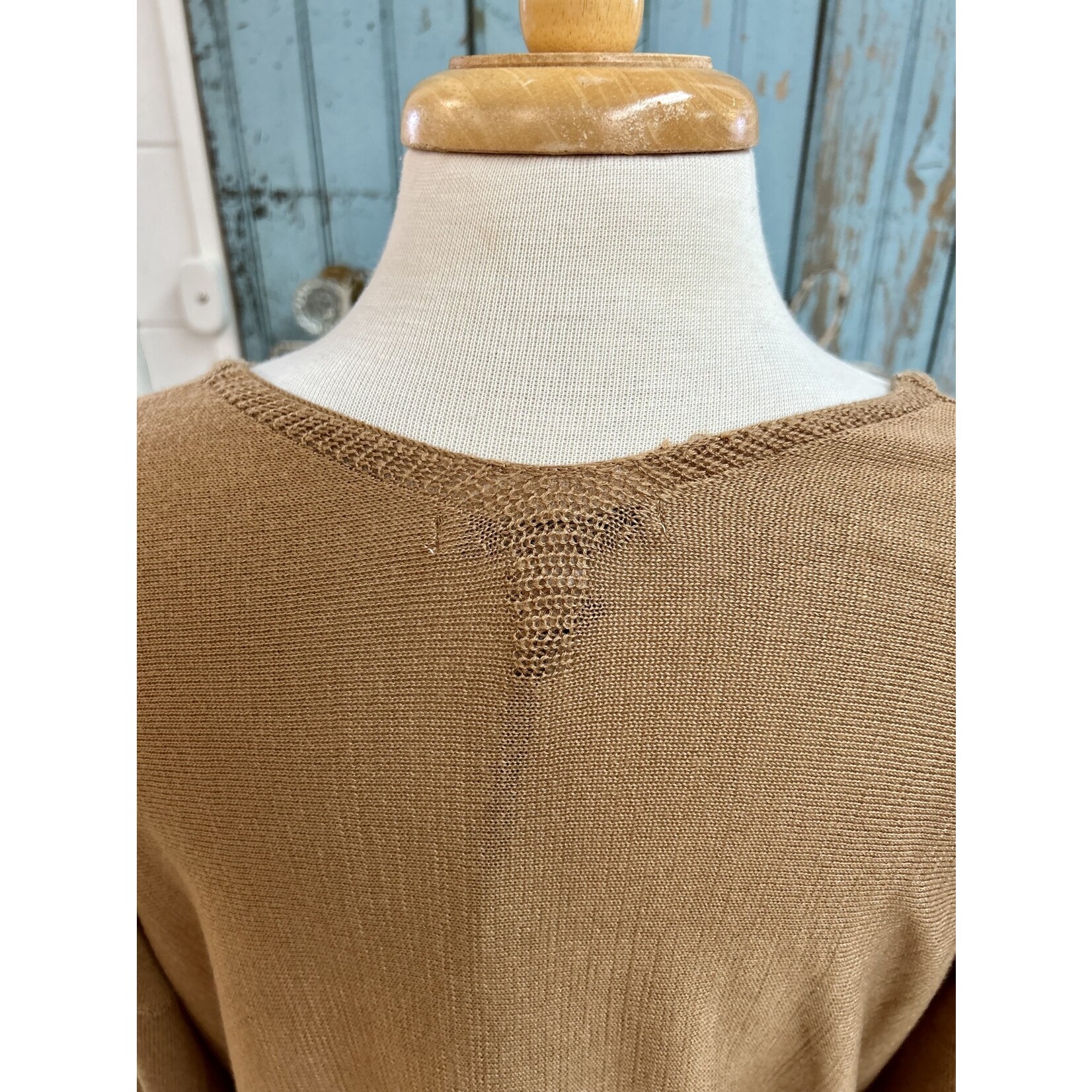 Tempo TP Camel Fringe Top
